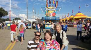 Richard, me, and Harriet at the Titus County Fair.  